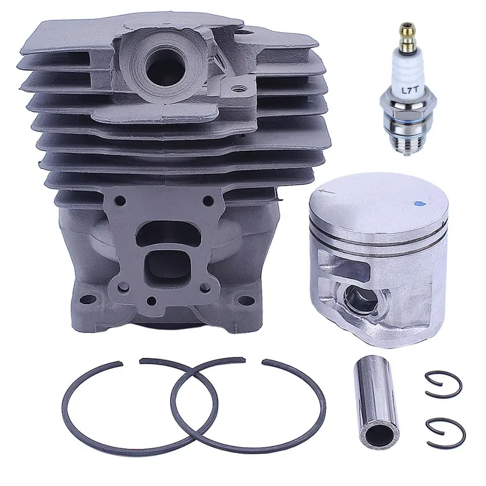 47MM Nikasil Chainsaw Cylinder Piston Kit for Stihl MS362 MS362C Spark Plug Replacement Parts for 1140 020 1200