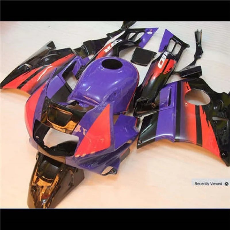 Purple red black For Honda CBR600F2 1991-1994 ABS Motorcycle Parts CBR 600 F2 91-94 CBR600 F2   Motorbike Fairing