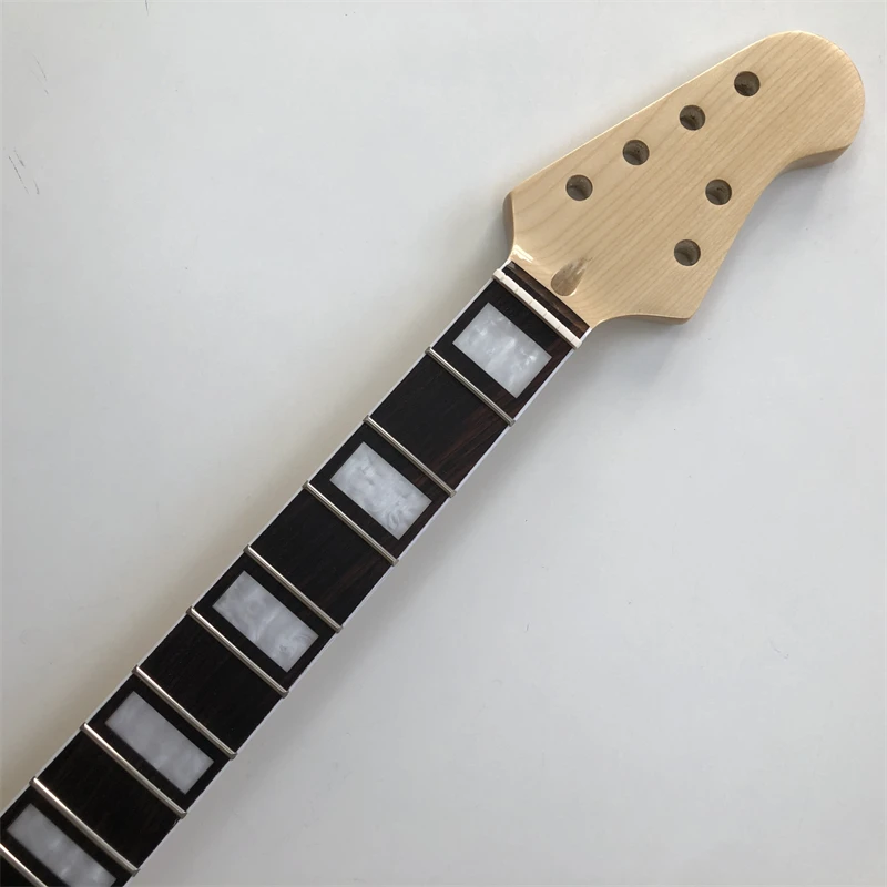 

New Guitar neck Maple 22fret 25.5inch Rosewood Fretboard Block Inlay Gloss