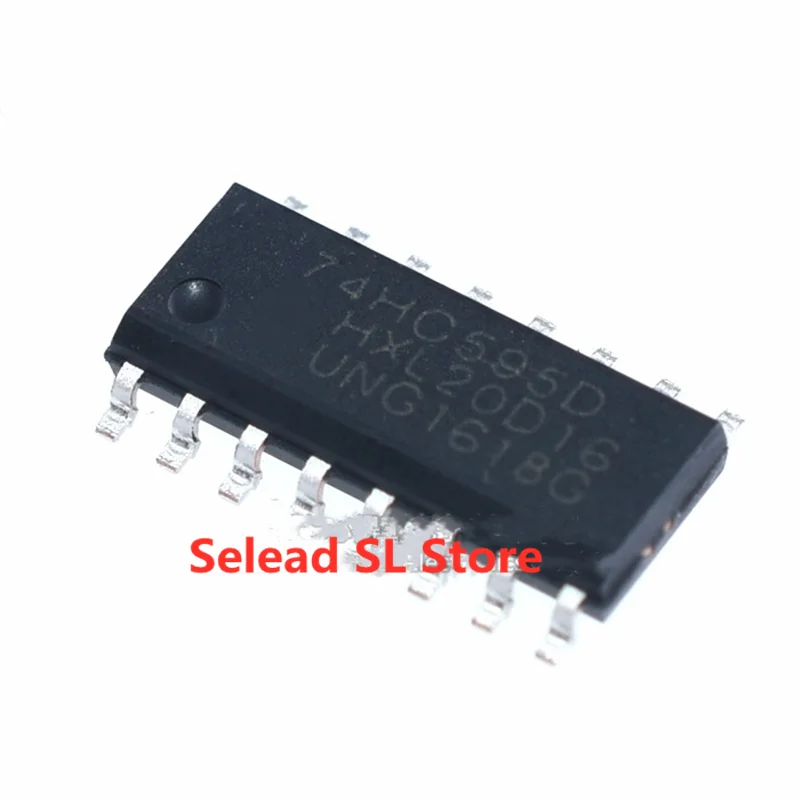 74HC595D 74HC595 SOP-16 10 ชิ้น/ล็อต 8-bit SERIALลงทะเบียนชิป