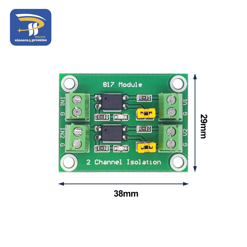 PC817 3.3V-30V 2 Way 4 8 Channel Optocoupler Isolation Board Voltage Converter Adapter Driver Photoelectric Isolated Module