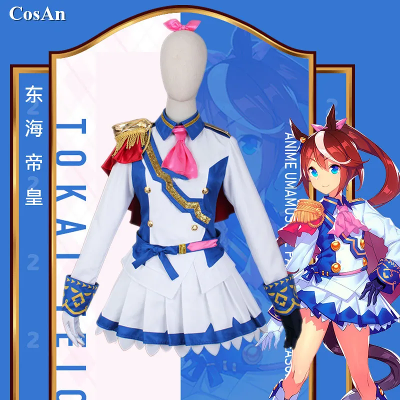 

Hot Game Umamusume:Pretty Derby Tokai Teio Cosplay Costume Cute Combat Uniform Female Activity Party Role Play Clothing XS-XL