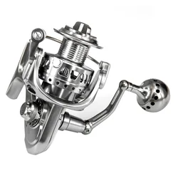 Full Body Stainless Steel CNC Spinning Wheel Fishing Reels Carbon Brake 11+1BB Saltwater Sea Boat Raft Fishing Reel Equipment