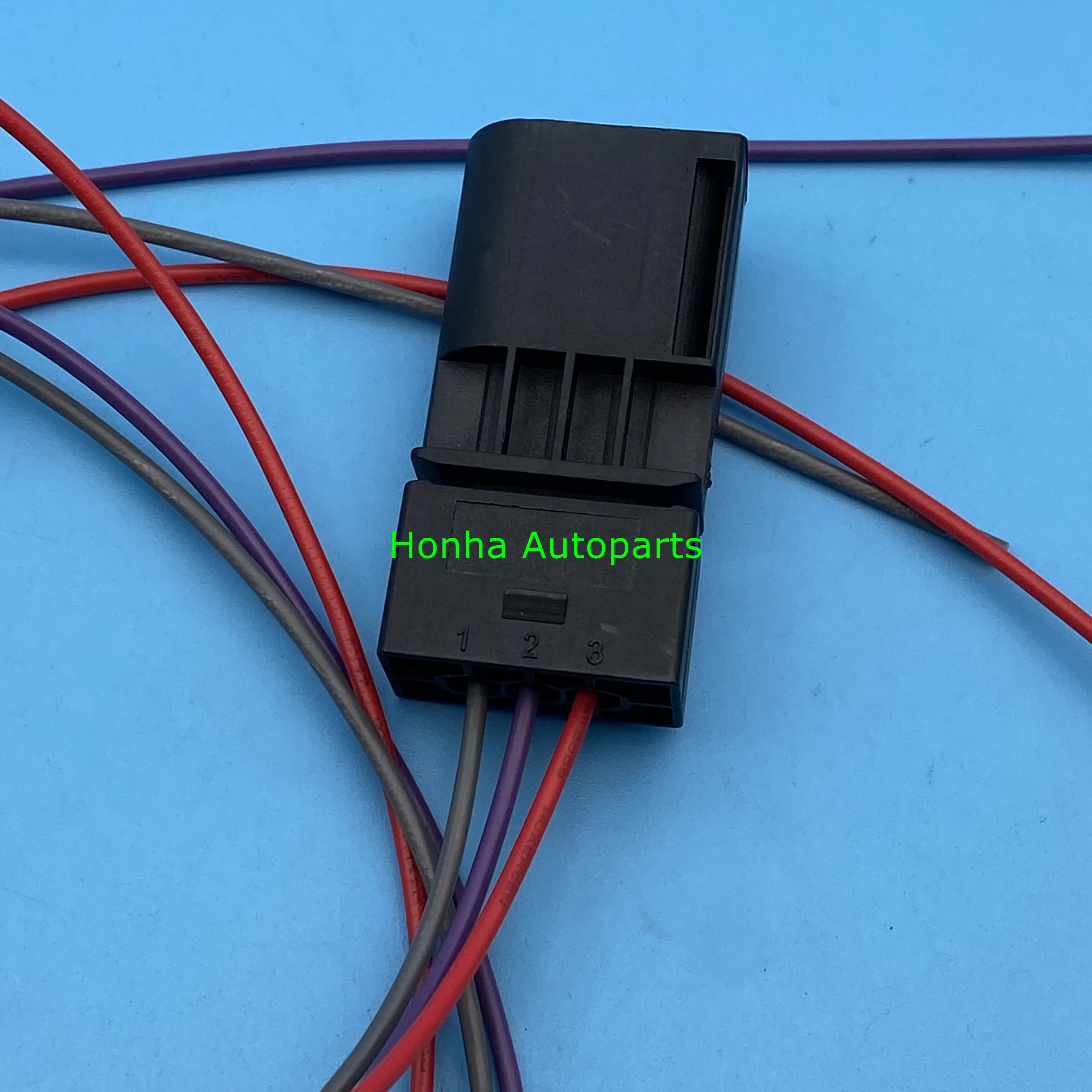 

Free shipping Fuel Rail Pressure Sensor Plug 3 pin male Connector 1-968433-2 with 80cm 18AWG