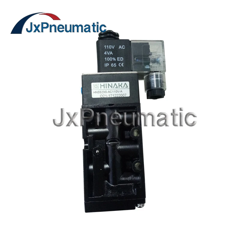 Imagem -03 - Conector Hns523s-dc24v Hns523s-ac110 do tw de Dc24v 3b tw da Válvula Solenóide Hns523s Ac110v 1b da Máquina de Hinaka com Silenciador 1b-tmw