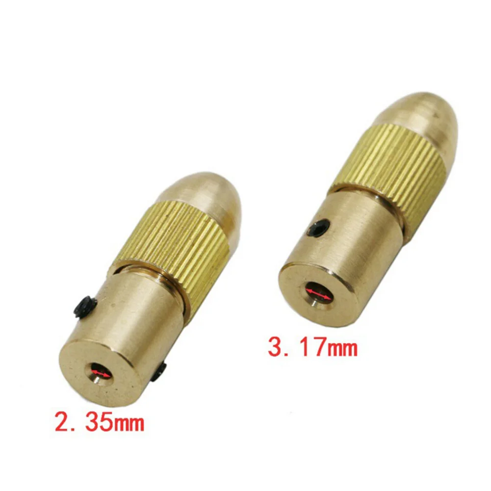 7pcs Power Tool 0.5-3mm Mini Drill Chucks Brass Drill Chunk Adapter Collet Micro Twist Drill Chuck Set for Electric Motor