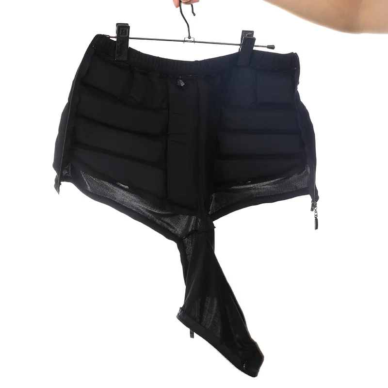Custom Size Figure Skating Hip Protector Sports Safety Supporter Protective Mat Zipper Black