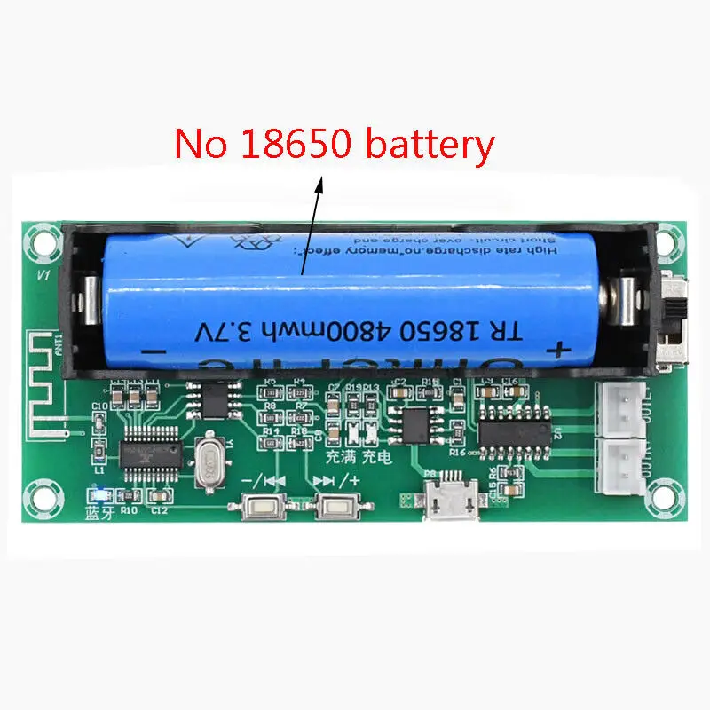 PAM8403 DC 5V Bluetooth 5.0 Digital Audio Amplifier Board Module 2-Channel Stereo 2*3W DIY