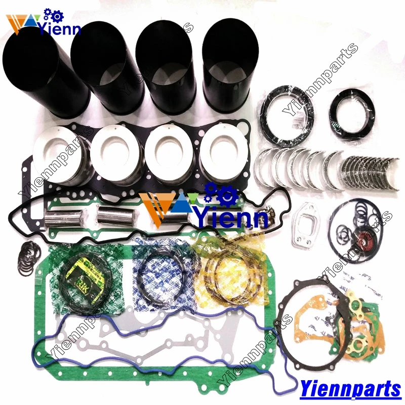 

For HINO J05C J05CT J05C-TD Rebuild Kit With Full Gasket Kit Piston Fit Trucks Diesel Engine Parts