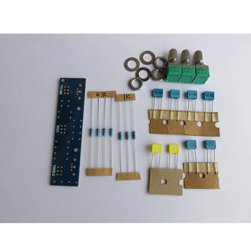 파워 앰프 패시브 톤 보드, 하이/로우/톤 조정 프론트 보드 프론트 보드 DIY 앰프 조정 보드 키트
