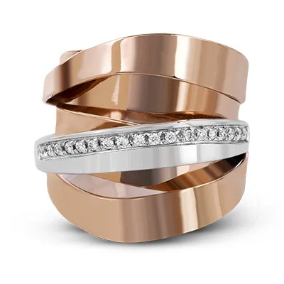 Creative multi-layer twining Stainless Steel Wedding Rings For Women Vintage rose gold silver color engagement ring jewelry