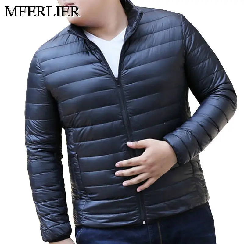 Autumn Winter Men Jackets 9XL Bust 160cm 5XL 6XL 7XL 8XL Plus Size Coat