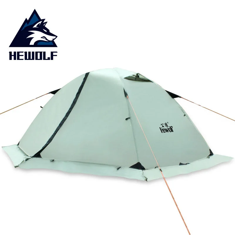 

Hewolf Outdoor Professional Double-layer Tent Wild Snow Mountain Camping Equipment Multi-Person Ultra-light Snow Skirt Tent