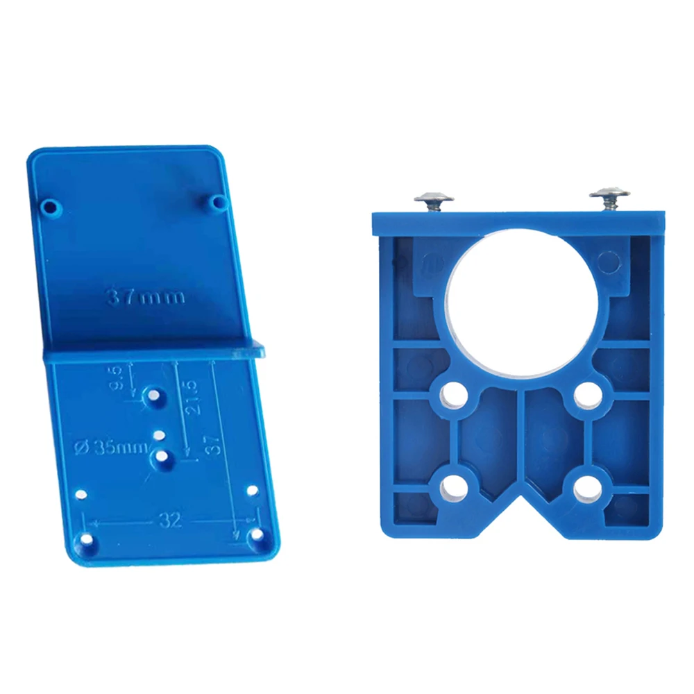 3Pcs hinge hole drilling Guide Locator Hinge Drilling Jig Drill Bits Woodworking Door Hole Opener Cabinet Accessories Tools