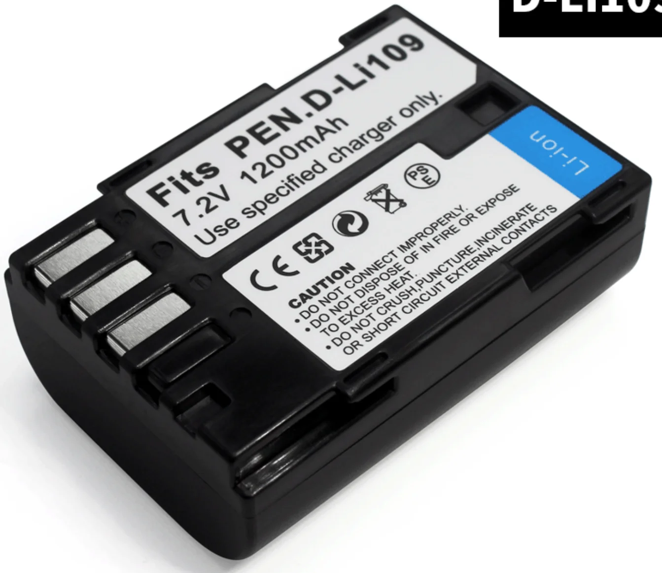SLR focusing with protective plate durable manufacturer wholesale d-li109 battery K30 K50 camera d-li109 camera battery