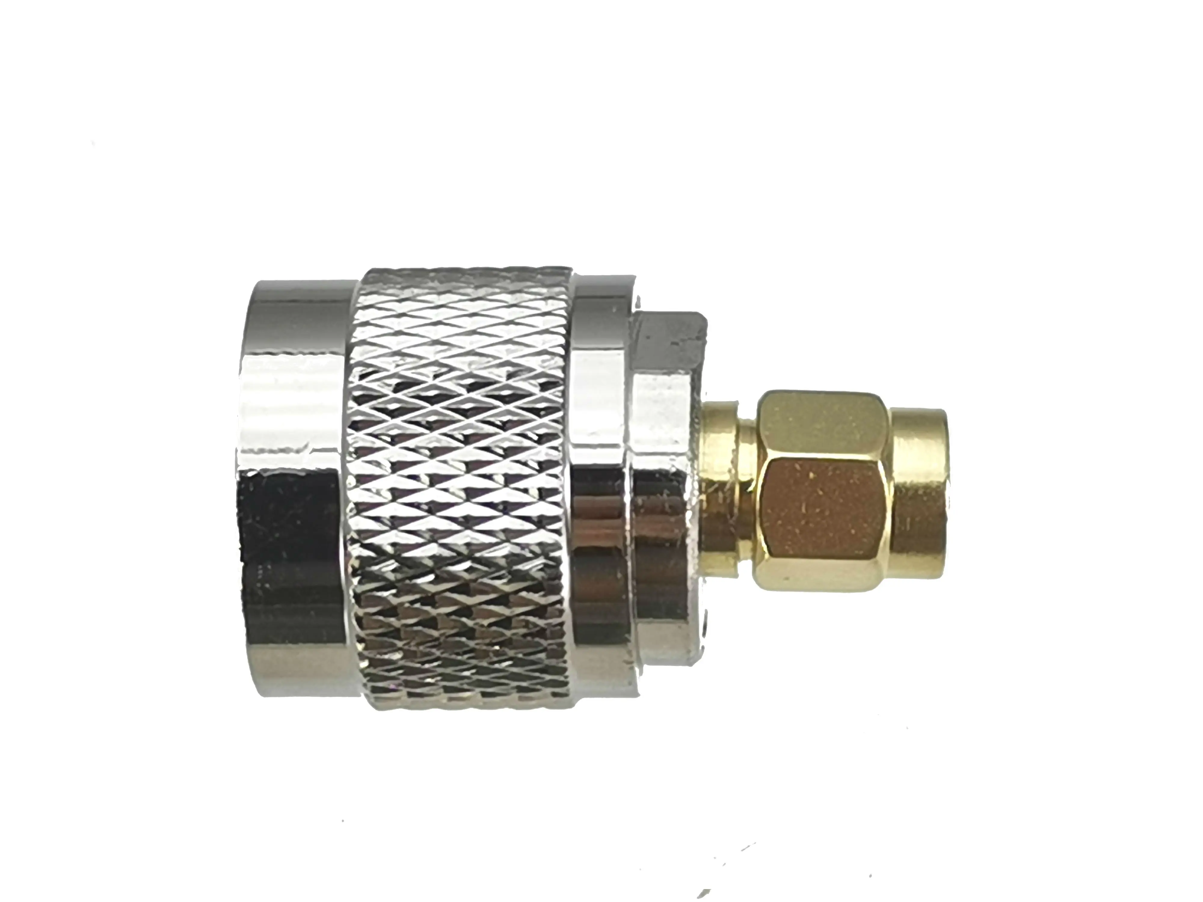 1Pcs Connector Adapter Sma Stekker Naar N Male Plug Rf Coax Converter Straight Nieuwe