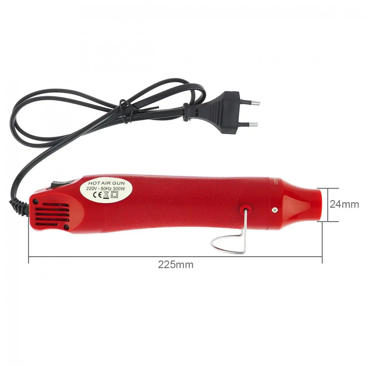 110V / 220V 300W Heat Gun Hot Air Electric Blower with Shrink Plastic Surface EU US Plug for Heating DIY Accessories