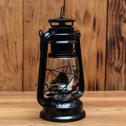 Intent Gas Lamp Big size-24 cm-Black-Decorative-Camping-Outdoor