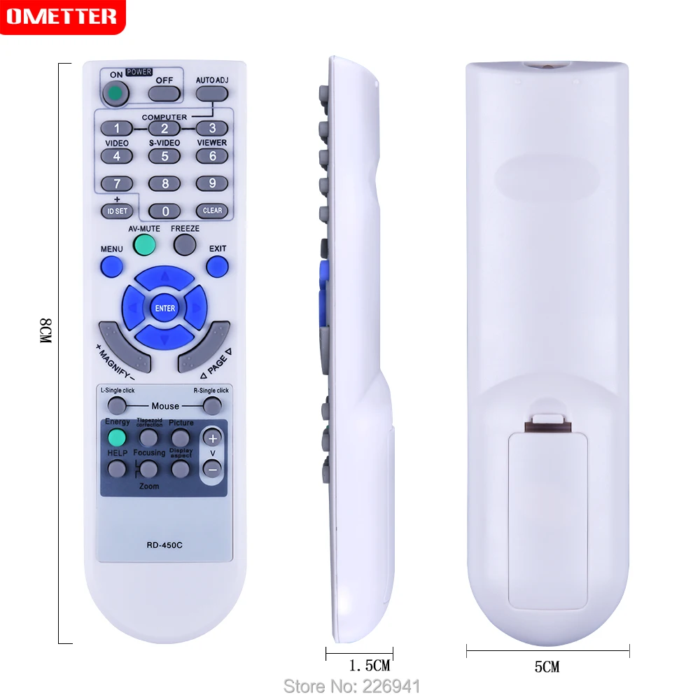 Controlador remoto para nec projetor Rd-450c Rd-448e Np-v260 + v230 me360