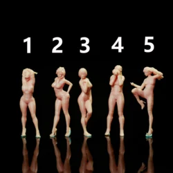 1:64 Model Miniature Figure Sexy beauty People Beautiful Girl White Model Need To Be Colored By Yourself