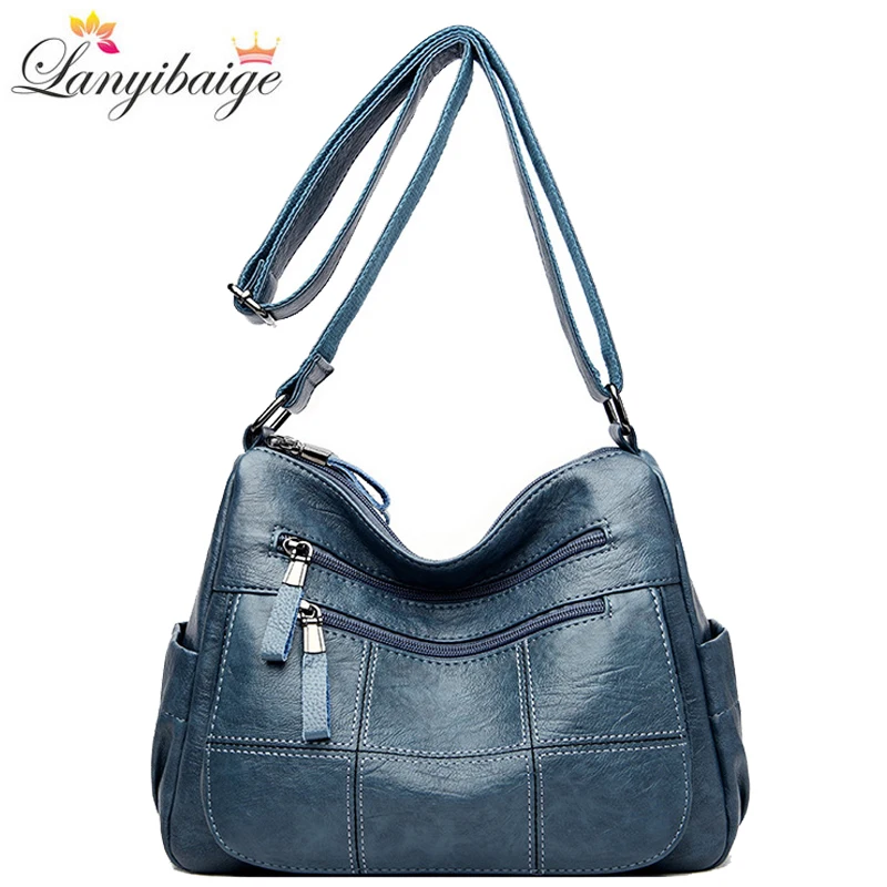 High Quality Leather Luxury Handbags Ladies Bag Designer Shoulder Crossbody Bags For Women 2024 New Bolsa Feminina Sac A Main