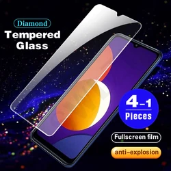 1-4Pcs 9H Tempered Glass for Samsung Galaxy M01 M01S M10 M10S M11 M02 M02S M12 Phone Screen Protector smartphone protective film
