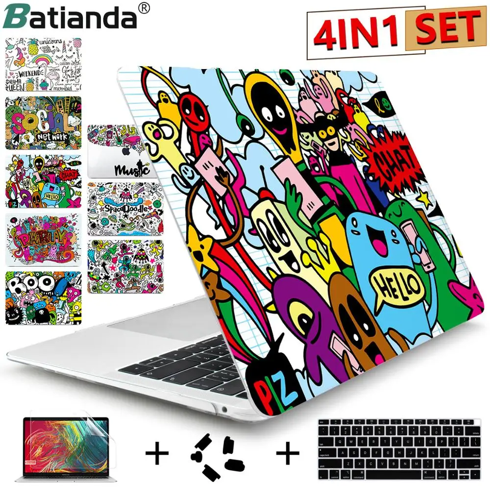 for MacBook Pro Retina 12 13 15  Air 11 13.3 Inch 2020 Unique Printed Laptop Hard Case Cover Pro 13