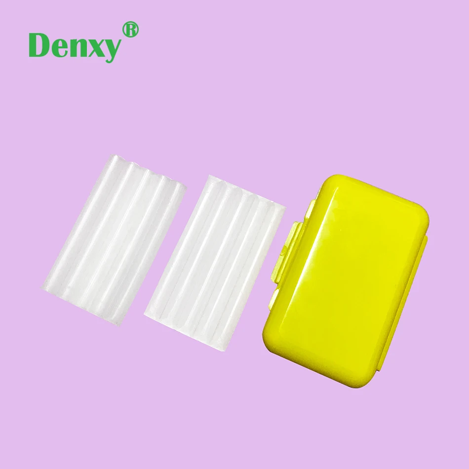 Denxy 10 caixa/lote para cinta suporte dental goma irritação higiene oral dentes branqueamento orto cera mix brace suporte ortodôntico