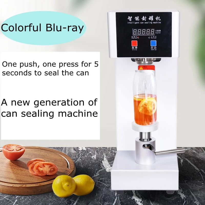 

Automatic Milk Tea Shop Cup Sealing Machine Cola Sealing Machine Can Sealing Machine Aluminum Beer Can Sealing Machine