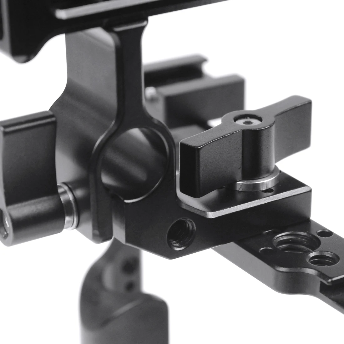 Камера клетка с ручными настройками и зажимом сверху 15-мм стержневой зажим Крепление для зеркальными камерами Fujifilm XT-20 XT-30 XT20 XT30 стабилизато...