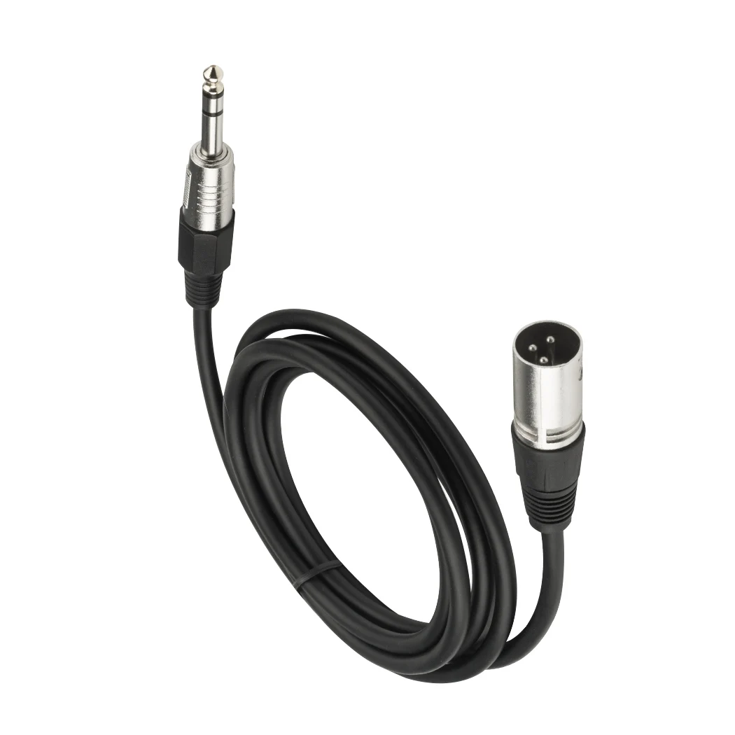 JORINDO cable de micrófono macho XLR de 2M/6,4 pies, conector de audio macho xlr de 6,5/6,35 MM, amplificador y mezclador