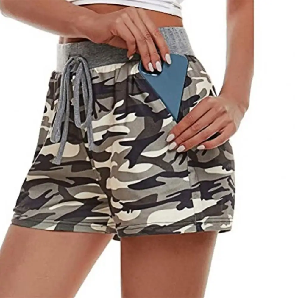 Summer Women Shorts High Waist Drawstring Wide Leg Short Women Sports Short Sweatshorts Woman Short femme shorts шорты женский