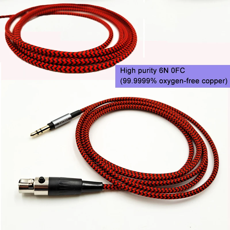 Mới Cáp Tai Nghe Cho Tai Nghe AKG Q701 K240S K271 K371 DT1990pro HDJ-2000 H118 Độ Tinh Khiết Cao 6N 0FC 99.999% XLR Oxy giá Rẻ Cáp Đồng