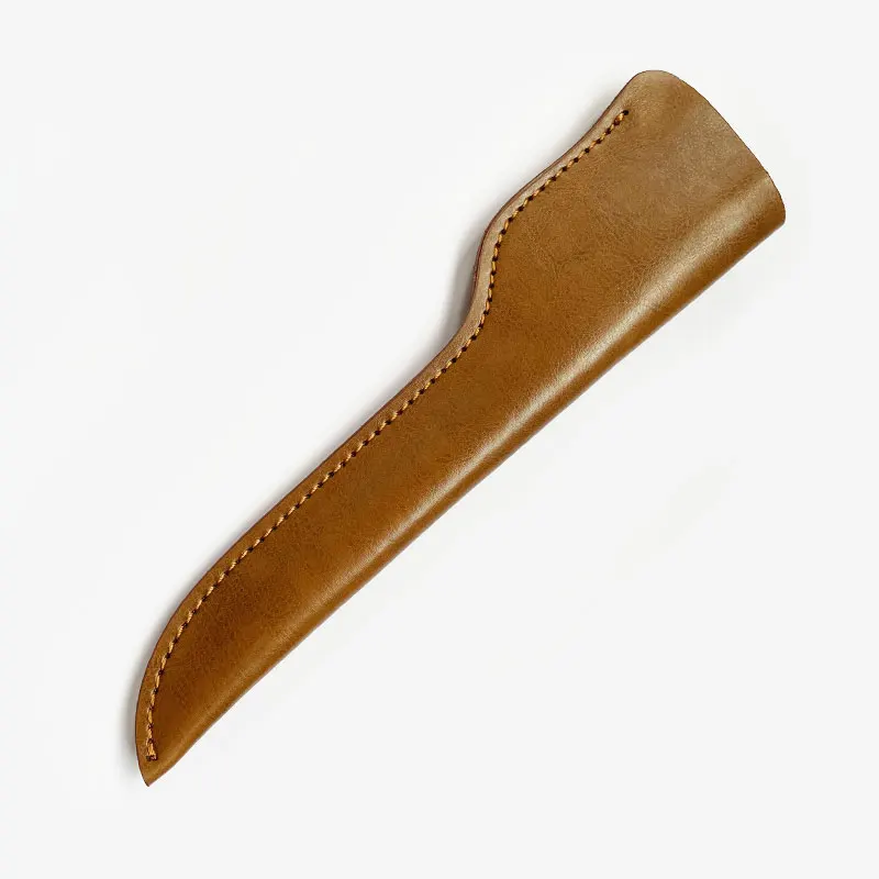 1piece First Layer Cowhide Leather Knife Scabbard Shell Deboning Knife Case Universal Long Knife Sheath Kitchen Knife Parts