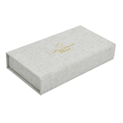 Custom Size A5 A4 Linen Photo Print Box With USB Flash Drive Slot