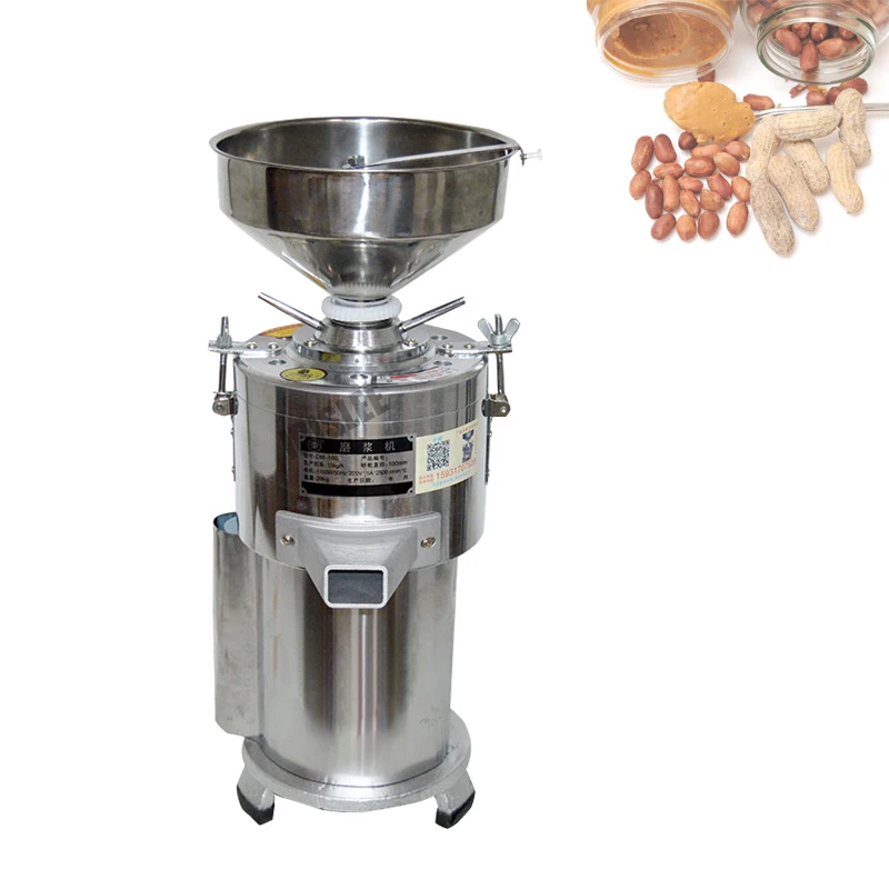 Commercial Peanut Sauce Grinder Sesame Colloid Peanut Butter Maker Soybean Grinding Machine Coating Grinding Machine