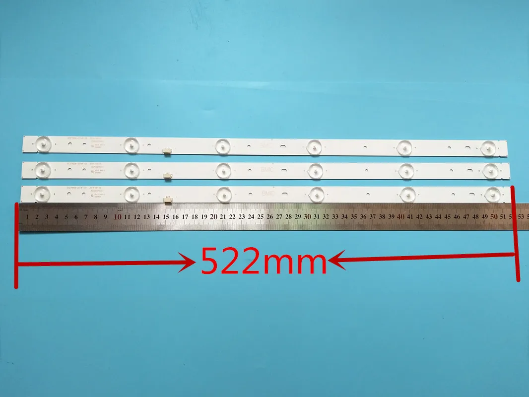 3pcs/set LED Backlight strip GC275D06-ZC14F-03 303GC275031 GC275D06-ZC21F-03 303GC275031 for 28PHF2056/T3 1pcs=6led