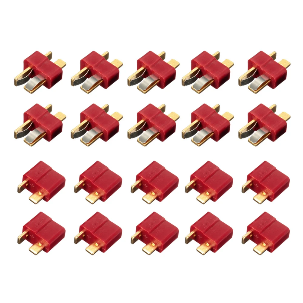 

20PCS/10Set T Plug Male Female Connectors Style For RC LiPo Battery