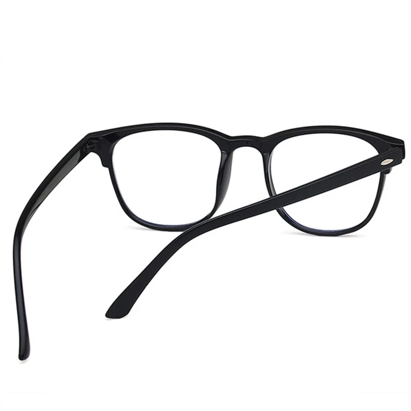 iboode -1.0 2.0 -3.0 To -6.0 Transparent Finished Myopia Glasses Men Women Black Eyeglasses Prescription Shortsighted Eyewear