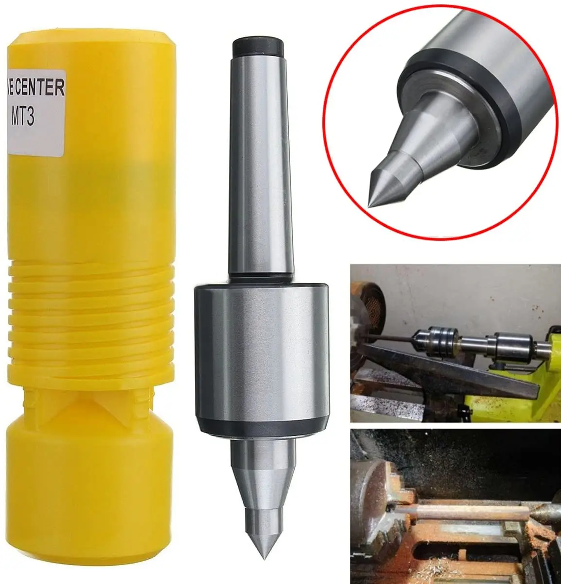 MT1 MT2 MT3 MT4 Alloy Steel Lathe Live Center Taper Tool Live Revolving Milling Center Taper Machine Accessories Lathe Tool