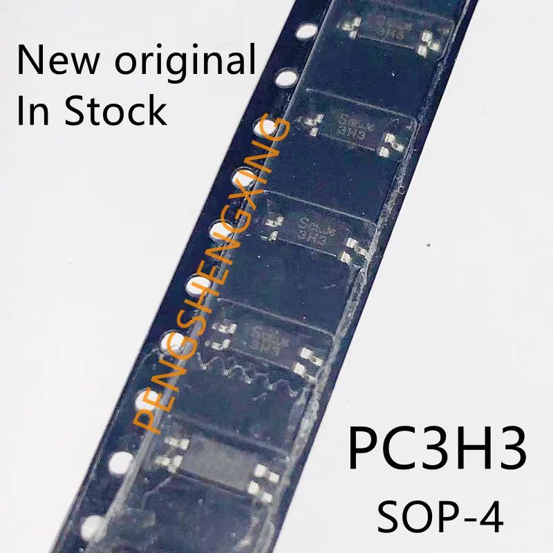 10 PÇS/LOTE PC3H3 3H3 SOP4 acoplamento Fotoelétrico chip