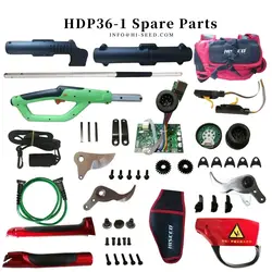 HDP36-1 spare parts 9 pin spare cable, 9 pin battery, blades, limit switch, charger, pruner body