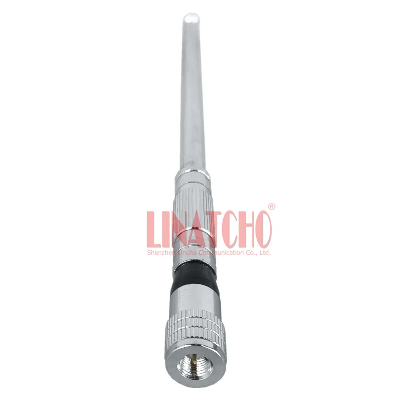 Uhf 400-470Mhz High Gain Buigbare Messing 100Cm Long Range Walkie Talkie Antenne Telescopische Sma Male