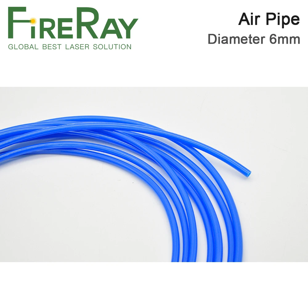 Fireray Air Pipe Air Hose Outer Diameter 6mm 6x4mm PU Tube for Air Compressor CO2 Laser Engraving Cutting Machine