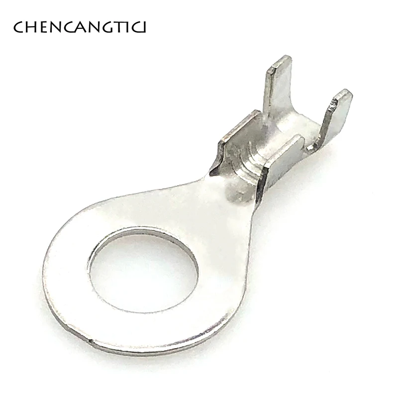 20 Stuks Auto Splices Draad Ring Ronde Terminal Krimpen Losse Pins Terminals Tab Koper Opening Neus End