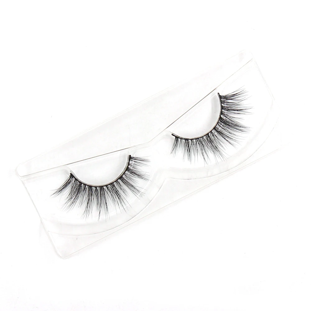 LEHUAMAO Mink Eyelashes 100% Cruelty free Handmade 3D Mink Lashes Full Strip Lashes Soft False Eyelashes Makeup Lashes A13