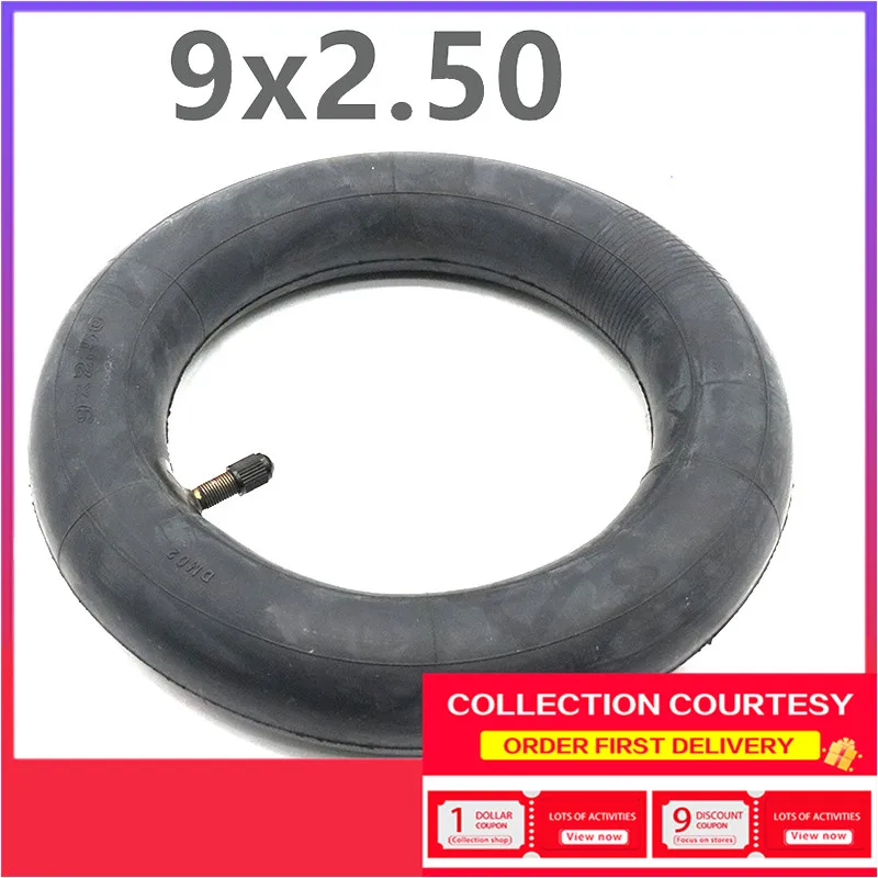 High-quality 9x2.5 Butyl Rubber Explosion-proof Inner Tube, Not Afraid To Tie    Suitable for 9-inch Tires