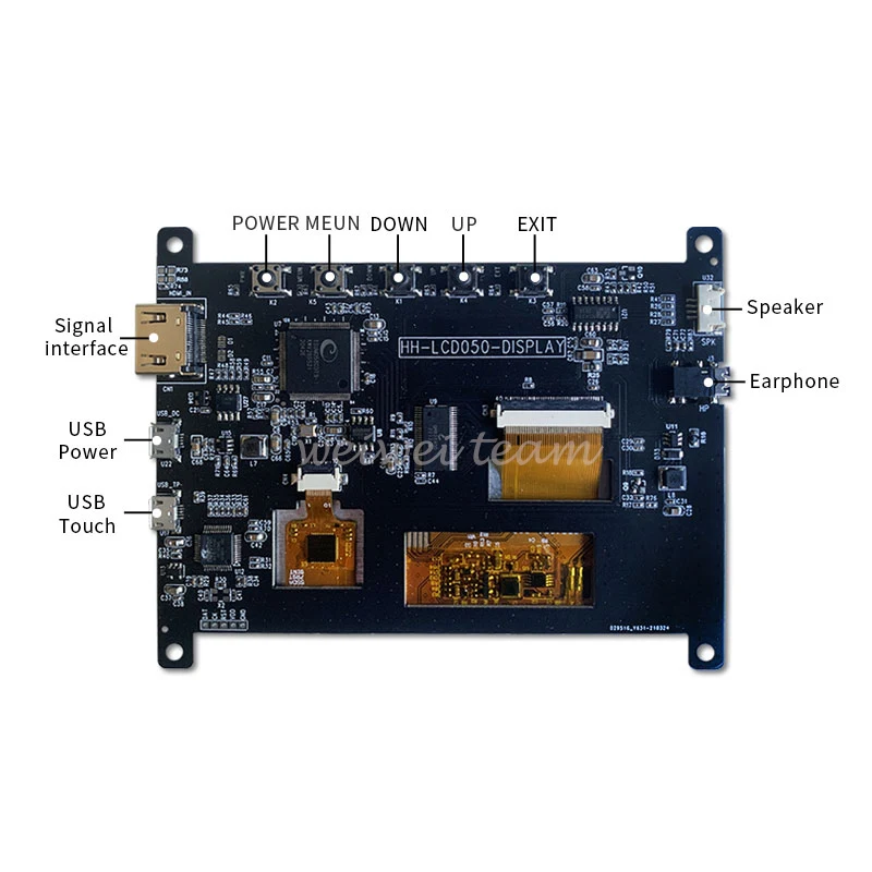 5 بوصة المحمولة رصد التوت بي 4 3B + وحدة LCD بالسعة شاشة تعمل باللمس 800x480 IPS Aida64 العرض