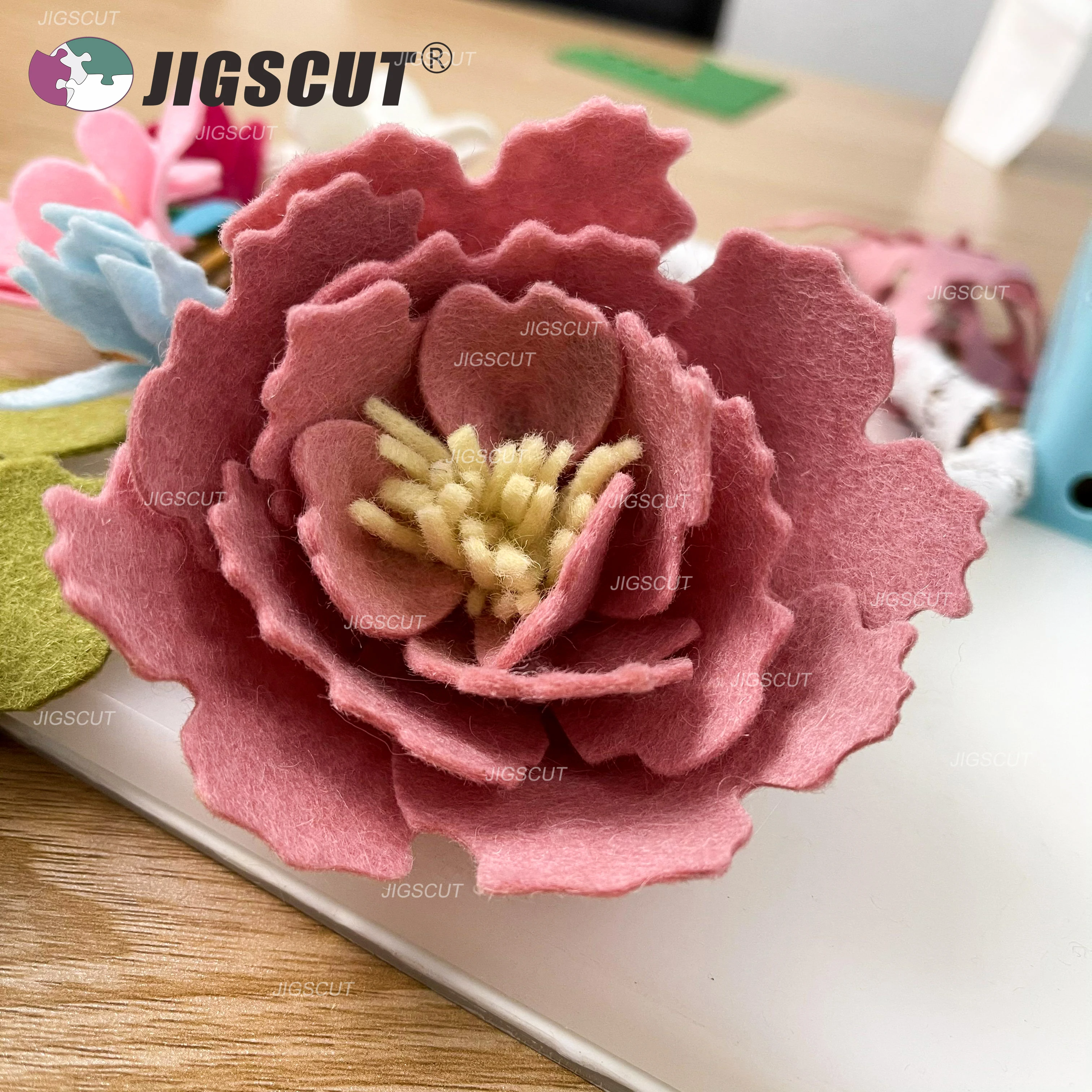 Flower petal cutting dies felt craft Peony Sun flower petals die cutting