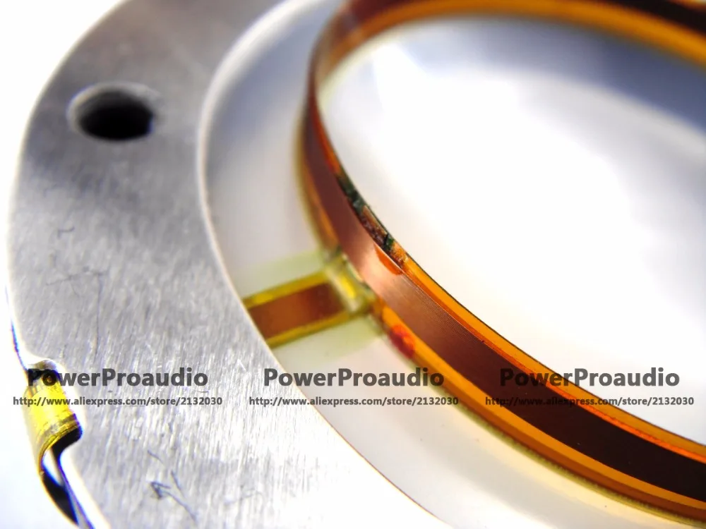 44,5 мм, 44,4 мм, плоский провод, титановая диафрагма, звуковая катушка высокочастотных динамиков